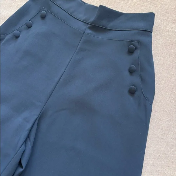 Forever 21 navy blue sailor pants. - Picture 5 of 10